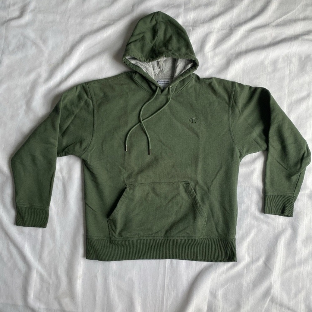 Champion Authentic Athleticwear Athletic Hoodie Pullover Green Men's Large